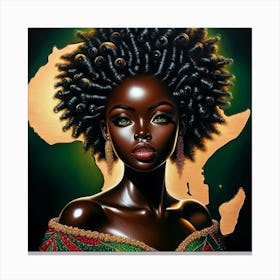 African Woman 1 Canvas Print