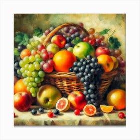Fruit Basket 2 Canvas Print