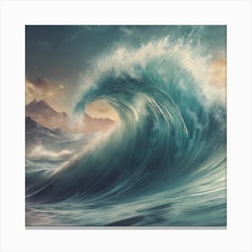 Abstract Wave 2 Canvas Print