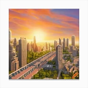 Cityscape Canvas Print