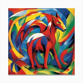 Franz Marc inspired painting 7 Canvas Print