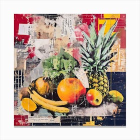 Fruit And Vegetables Canvas Print