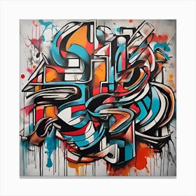 Graffiti Art Canvas Print