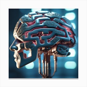 Artificial Brain 49 Canvas Print