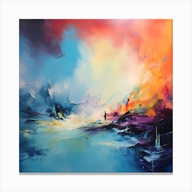 Ethereal Strokes Canvas Print