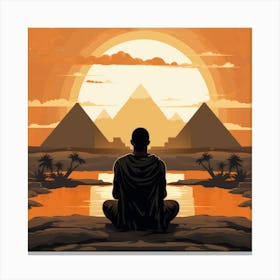 Buddhist Meditation Canvas Print