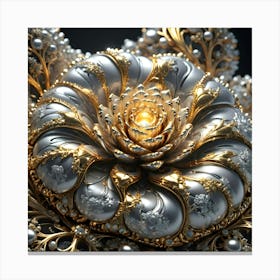 Jewelled Mandelbrot Fractal 2 Canvas Print