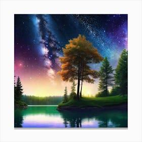 Galaxy Wallpaper 26 Canvas Print