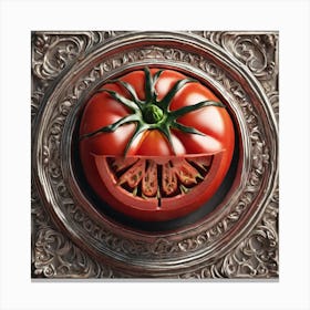 Tomato As A Logo Trending On Artstation Sharp Focus Studio Photo Intricate Details Highly Detai (6) Canvas Print