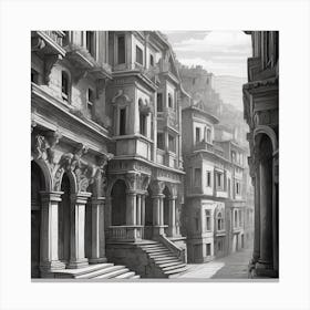 City Street Canvas Print