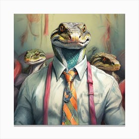 Crocodiles Canvas Print