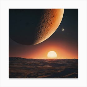 Nasa Solar System Canvas Print