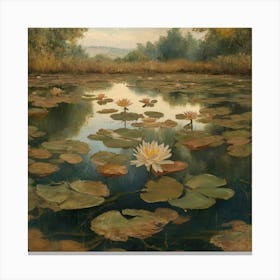 Water Lilies 1 Canvas Print