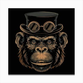Steampunk Monkey 34 Canvas Print