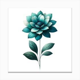 Blue Flower Canvas Print