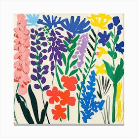 Spring Flowers Painting Matisse Style 4 Canvas Print