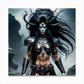 Savage Warrior Canvas Print