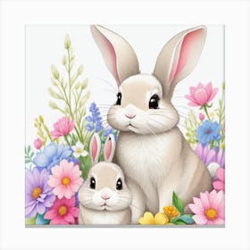 Rabbit luck Canvas Print