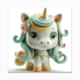 Unicorn Figurine 52 Canvas Print