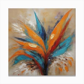 Flower of Bird of Paradise 4 Canvas Print