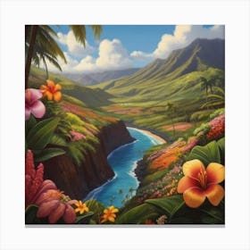 Hawaiian Valley Canvas Print