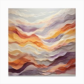 'Waves' 4 Canvas Print