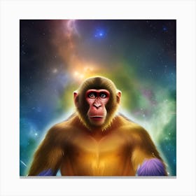 The Monkey (Two) Canvas Print