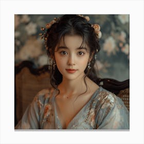 Chinese Beauty Canvas Print