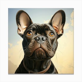 French Bulldog Portrait 1 Canvas Print