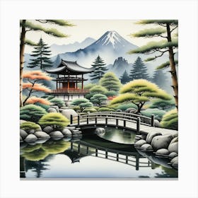 Japanese Garden Canvas Print