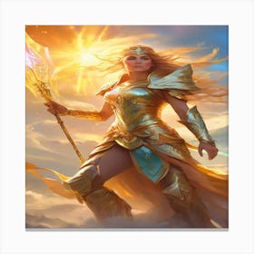 Warrior Woman Canvas Print