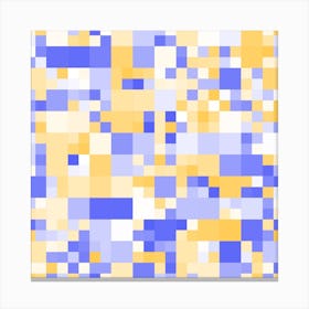 Pixel Pattern Canvas Print