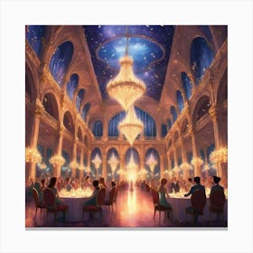 Cinderella'S Ballroom Canvas Print