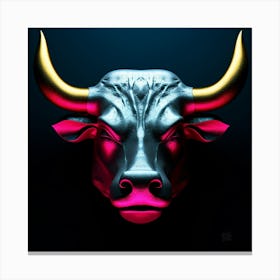 Bull Head Canvas Print