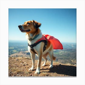 Asm A Dog With Parachute 7586f85e A899 48d5 8e58 6438ef9482b9 Toile