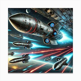 Advanced Guided Missiles Converted Canvas Print