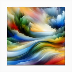 Harmony in Hues: A Seasonal Serenade Canvas Print