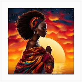 African Woman 45 Canvas Print