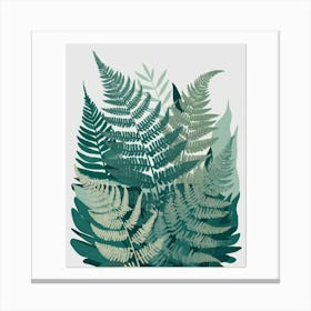 Fern Leaves 19 Canvas Print