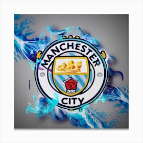 Manchester City Logo Canvas Print