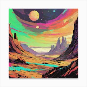 Landscape Painting Canvas Print