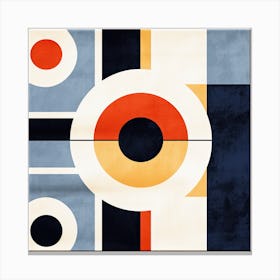 Squares in Staccato, Circles in Legato Canvas Print