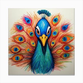 Peacock 52 Canvas Print