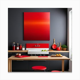 Cocina Al Tomo Rojo Canvas Print