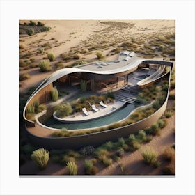 Desert House 9 Canvas Print