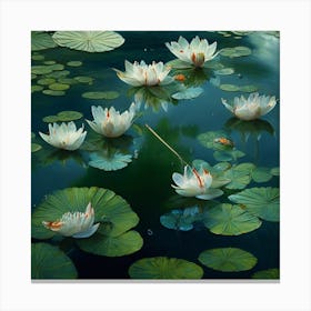 Water Lilies 2 Canvas Print