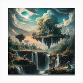 A Captivating Deep Art Illustration Featuring A Su Jnci3jy2rtsofyynme4nwa Jz Oldrrssuiejiqmc4eew Canvas Print