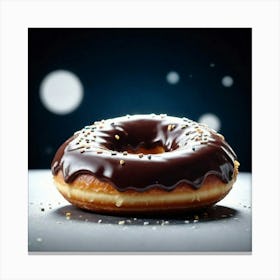 Donut With Sprinkles 1 Canvas Print