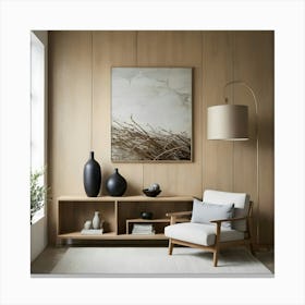 Modern Living Room 82 Canvas Print