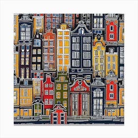 Amsterdam Cityscape 8 Canvas Print